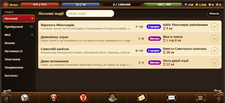 Події